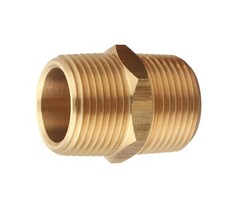 T TANYA HARDWARE 3/4 Inch NPT Brass Nipple Male 3/4″ x Male,