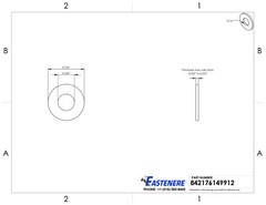 5/16″ stainless steel flat washers Qty 25
