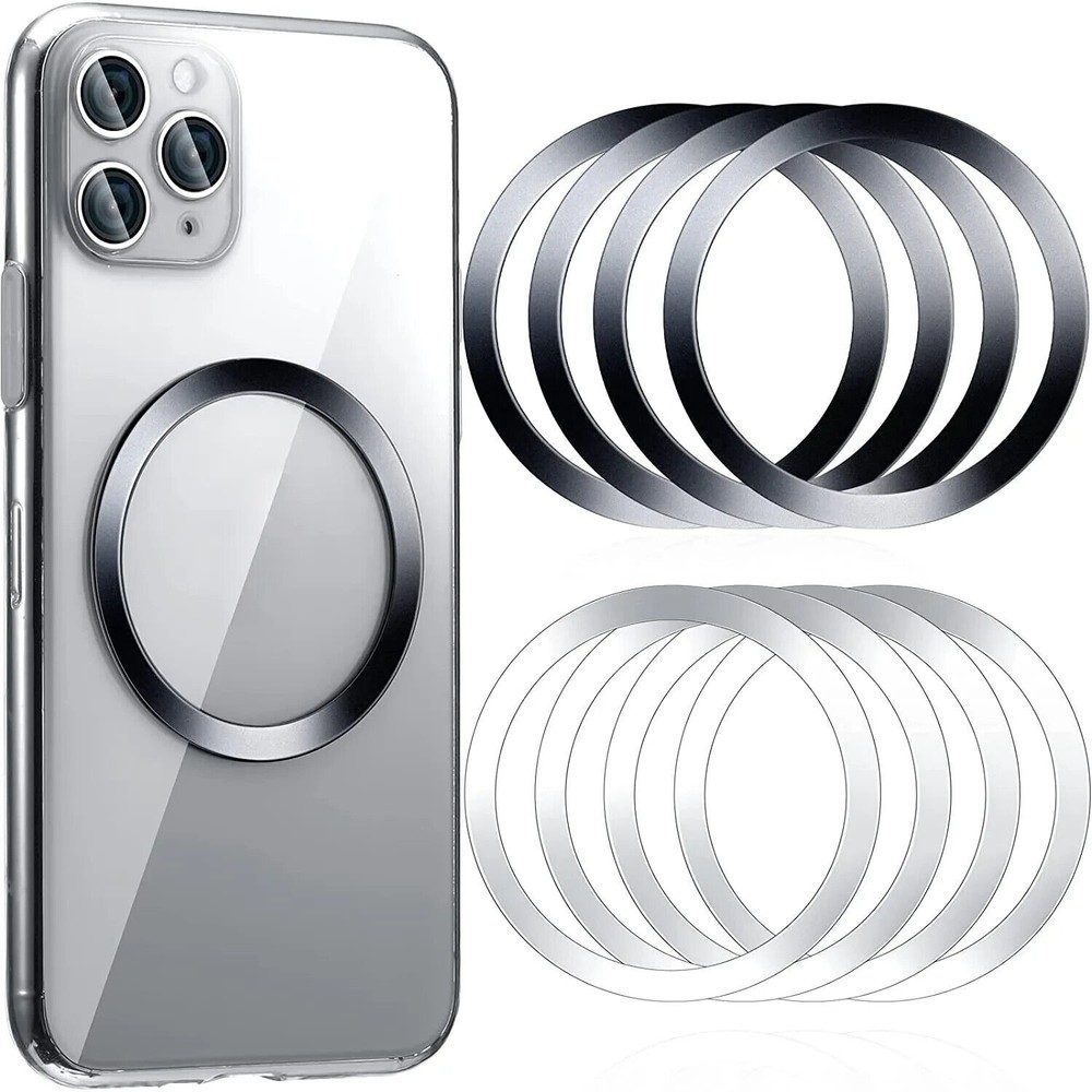 Universal Magnetic Stick on Ring For Magsafe Wireless Charger iPhone 14 13 12