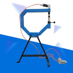 4Inch Pneumatic Planishing Hammer Airpress Tool w/ Cast-Iron Stand, Anvil 1/2/3″
