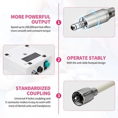 NSK Style Dental Brushless LED Electric Micro Motor/1:5 1:1 LED Optic Handpiece