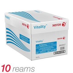 Xerox Vitality 8.5″ x 11″ Multi-use Printer Copy Paper 20 lbs 92 Brightness 5000