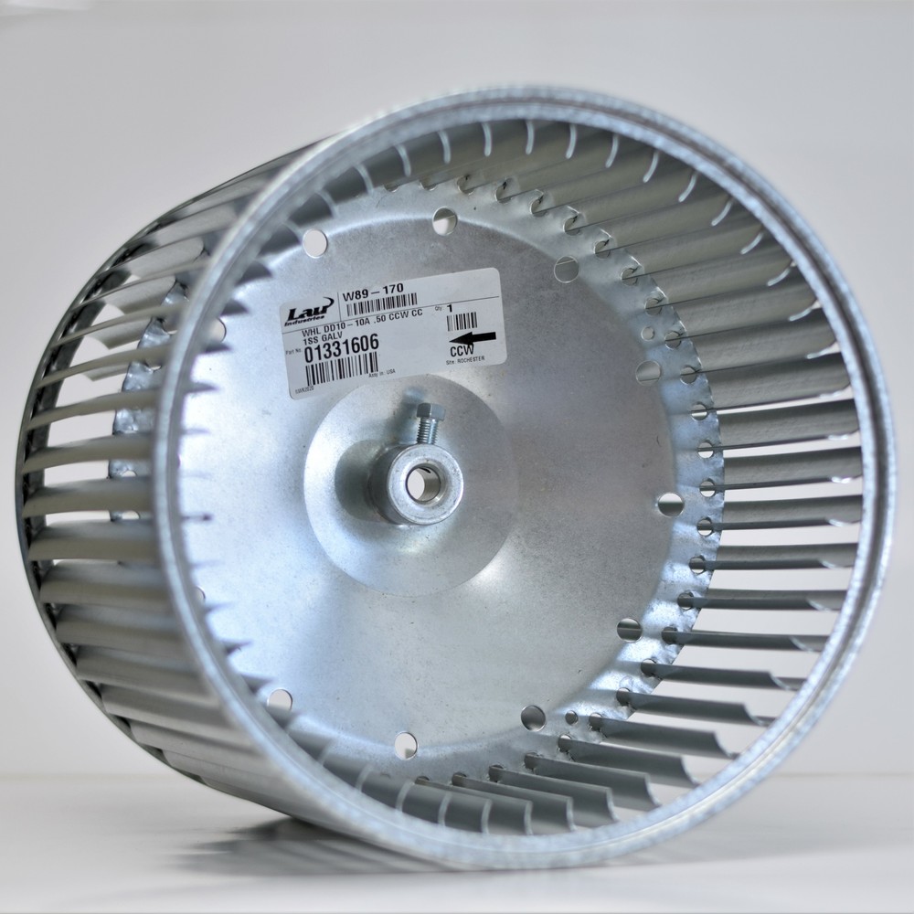 013316-06 Lau DD10-10A Blower Wheel Squirel Cage 10-5/8″ x 10-5/8″ x 1/2″ CCW