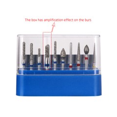 Dental Diamond Bur FG-112 Crown Preparation Anterior Teeth Kit High Speed AZDENT