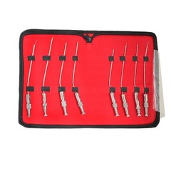 8pcs FRAZIER Suction Tube 5,6,7,8,9,10,11,12 Fr Dental Surgical ENT In Case Kit