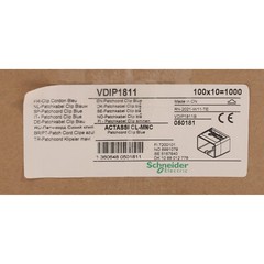 Schneider Electric VDIP1811 Actassi CL-MNC Coloured Clips Blue New NFP (100pcs)
