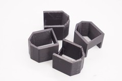 Plastic Soft Jaw Covers for Sanou K11-160 Lathe Chuck