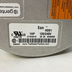 Genteq Eon 5SEA39RLV5423 Furnace ECM Blower Motor HD01 1185887 – Used