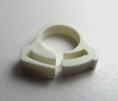 x5 SHC-32-GF ESSENTRA HEAVYDUTY WHITE Wire Cable Hose Reusable Clamp 17/32 19/32