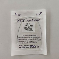 5 Packs Dental Super Elastic Niti Arch Wire White Color Rectangular Wire Oval