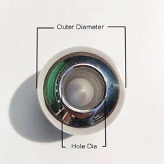 Through Hole Stainless Steel Ball Bearing 1mm-6mm Hole | 2mm-6mm Outer Diameter