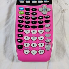 TI-84 Plus C Silver Edition Graphing Calculator PINK with Charging Cable TESTED