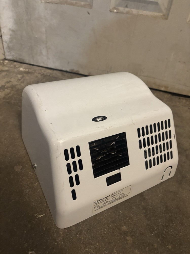 American Dryer Global Series AUTOMATIC HAND DRYER White Steel 120V/11A GX1-M
