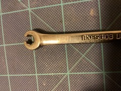 Snap On 1/4″- 5/16″ 6-Pt. SAE Flank Drive Double End Flare Nut Wrench RXFS810B