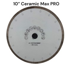 10″ Diamond Blade for Porcelain Tile – Max Pro 1.6mm – Tile Saw/Cutter