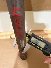 One Piece 4140 Hot Rolled Steel Bar Round Stock Heat Treated 1” OD x ~9”