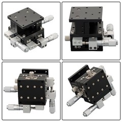 1×60×60mm XYZ 3 Axis Linear Stage Trimming Platform Bearing Tuning Sliding Table
