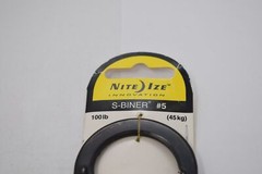 NEW Nite Ize SB5-03-01 #5 Black S-Biner