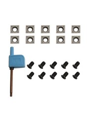 For Woodsman Essential Ten Piece Square Shaped Carbides For Your Lathe Use