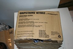 Sempermed Gripstrong Nitrile Gloves Large Case Of 10/100. 1000 Gloves Blue