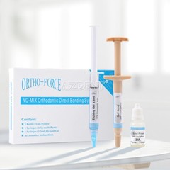 Dental Orthodontic Adhesive Light Cure Band Cement Shade Blue Glue Kit for Brace
