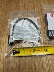 (Qty.2) CARLING P267T-1D-RND MTL Miniature Push Buttn Switch Nickel SPST Extende