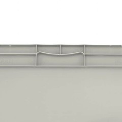 Ssi Schaefer Elb4120.Gy1 Solid & Stackable Straight Wall Storage Container, 2.9