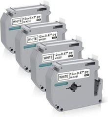 M-K231 M-K231s For Brother P Touch PT-M95,PT-90,PT-70,PT-65 Label Maker Refills