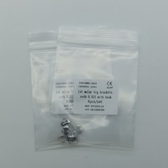 20Sets Dental 1st Brackets Molar Wide Big Bracket Orthodontic Roth 022 Hooks
