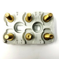 Terminal Block, 6 Posts, 25A, 56 x 36 mm, P/N: 407G