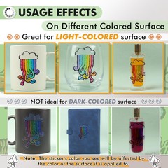 Koala 95% Clear Sticker Paper for Inkjet Printer – Waterproof Transparent