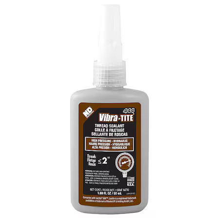 Vibra-Tite 44450 Thread Sealant, Brown, Liquid, 50 Ml Bottle