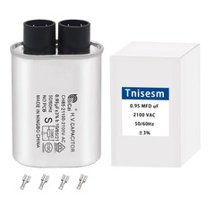 Tnisesm Microwave Capacitor 0.95Uf 2100V, High Voltage Capacitor 1/4″ Standard T