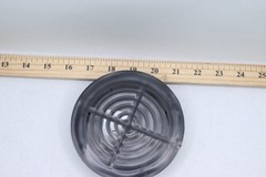 Amerimax Home Products FLEX Drain 4 in. Black Copolymer Drain Cap