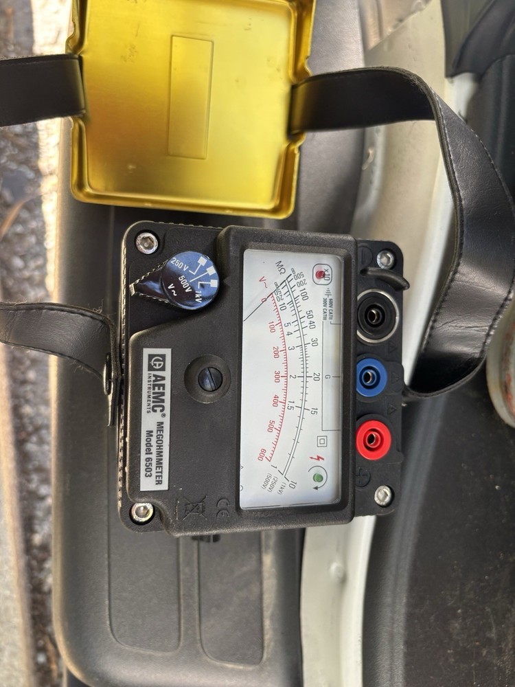 AEMC 6503 Hand-Cranked Megohmmeter, 1000V Max Test Voltage FREE SHIPPING!!!!!
