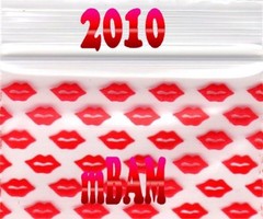 100 PACK BIG RED LIPS 2020 Apple Zip Baggies 2.0×2.0″ Mini Bags