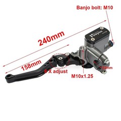 22mm Motorcycle Hydraulic Clutch Brake Master Cylinder Kit for Honda Yamaha