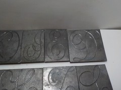 FONT LETTER MONOGRAM SCRIPT NUMBER LETTER PLATES FOR ENGRAVER ENGRAVING #3