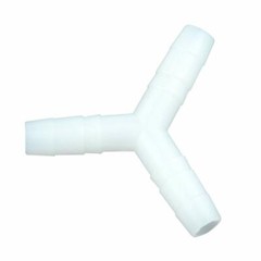 3/8 Hose Barb Fitting Plastic Equal Barb Y Shaped 3 Way Joint Adapter 8pcs