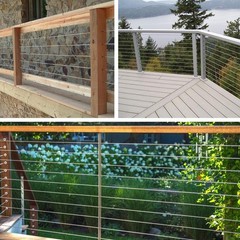 1000FT 1/8″ T316 Stainless Steel Cable, Wire Rope Aircraft Cable for Deck Cab…