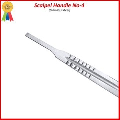 Dental Scalpel Handle No.4 Blade Holder BP Handle, Surgical Scaple Handle No4