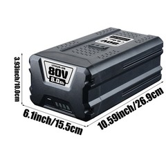 2-PACK 8.0Ah Li-ion Battery 80 Volt GWL1840 for GBA80600 GBA80400 GBA80200 Tools