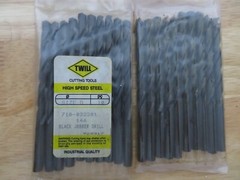 10 pcs TWILL Letter G Jobber Length Metal Twist Drills HSS Black Oxide Brazil