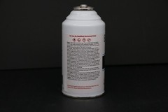 Enviro-Safe R-600a Refrigerant Inverted Piercing 6 oz 10 Cans and Brass Gauge