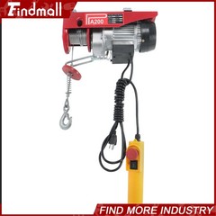 Findmall Mini Electric Hoist 110v 440lbs/200kg 6.6ft/2m Wired Remote Control