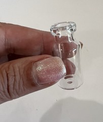 100 Pcs. 2 ML Vials Clear Glass Bottle 13mm Crimp top Flat Bottom (no Lids) New