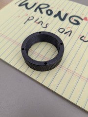 KNURLED RING NUT & BAD WRENCH – 5C COLLET DRAWBAR BAR CLOSER HOLDER !Charity!