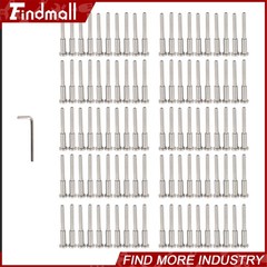 100 PCS Invisible Cable Railing Kit T316 Stainless Steel 1/8″ Invisible Receiver