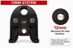 Crimping Dies Head Kit (4 Sizes) Compatible with ES-1525 Cordless Hydraulic Tool