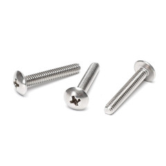 100Pcs #8-32 X 1 Truss Head Machine Screws for Cabinet Drawer Knob Pull Handle,